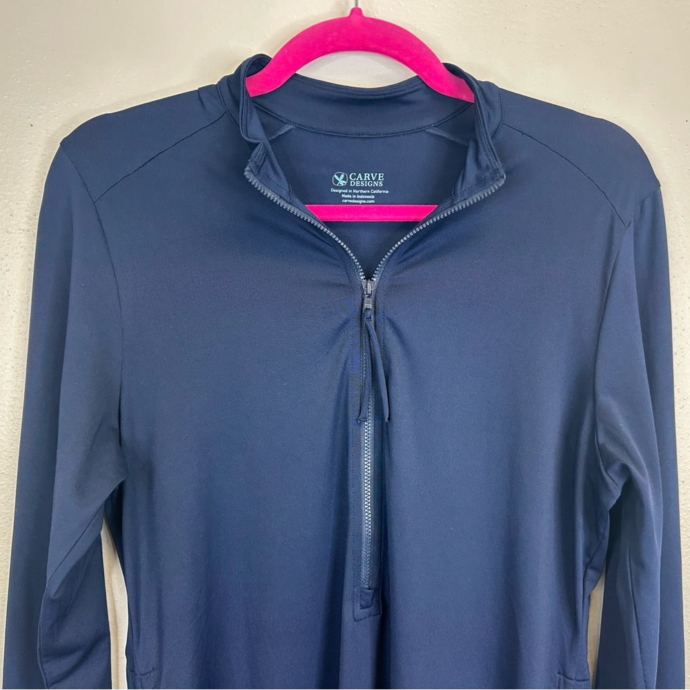 Carve Designs Navy Midnight Blue Swim Coverup - Picture 5 of 15